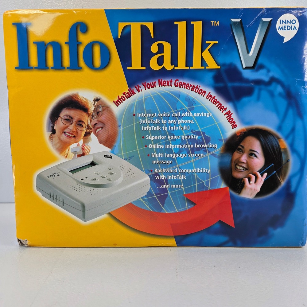 Vintage InnoMedia InfoTalk V‎ Next Generation Internet Phone VOIP Device NOS